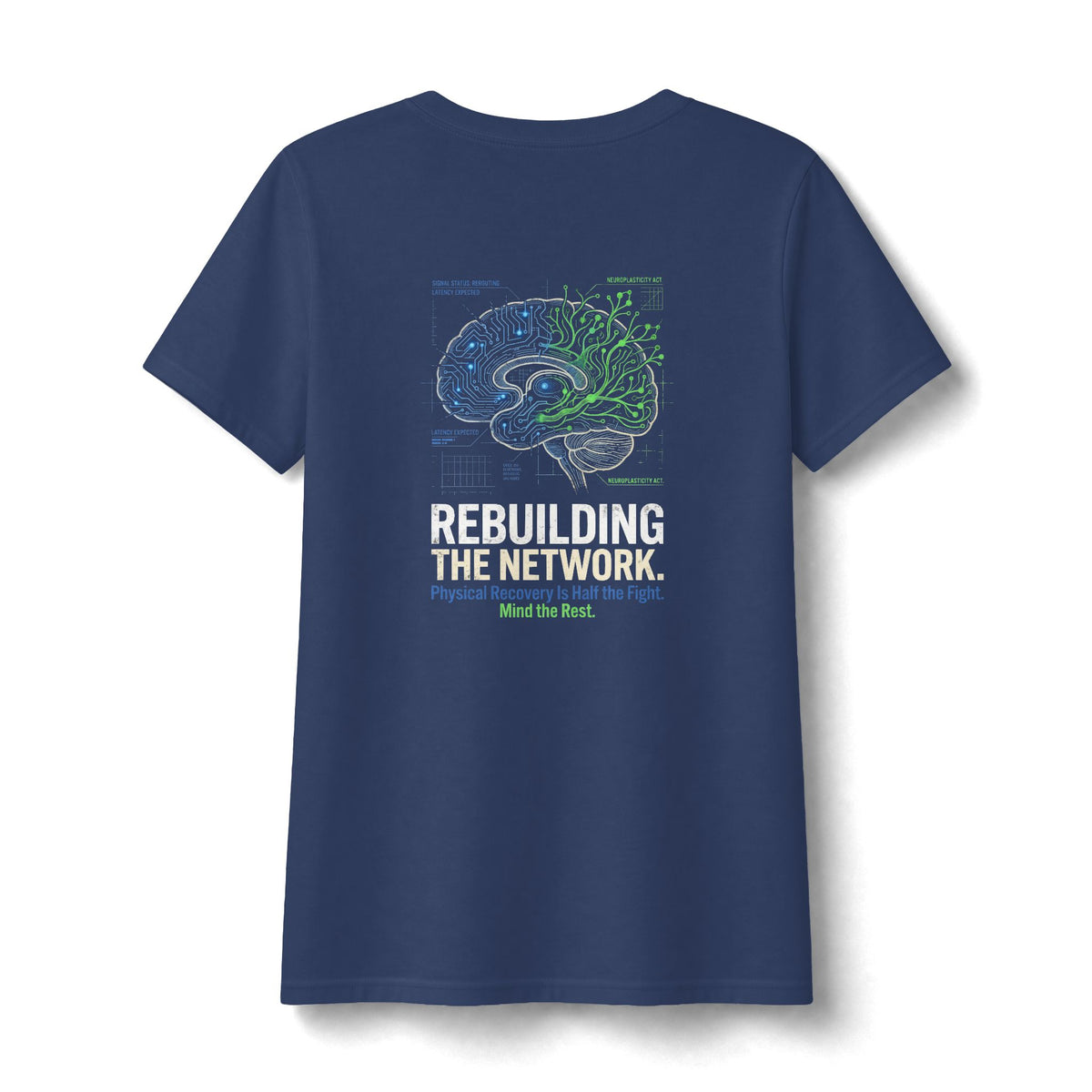 Rebuilding The Network V Neck | Post-Stroke Depression & Neuroplasticity Heavyweight V Neck