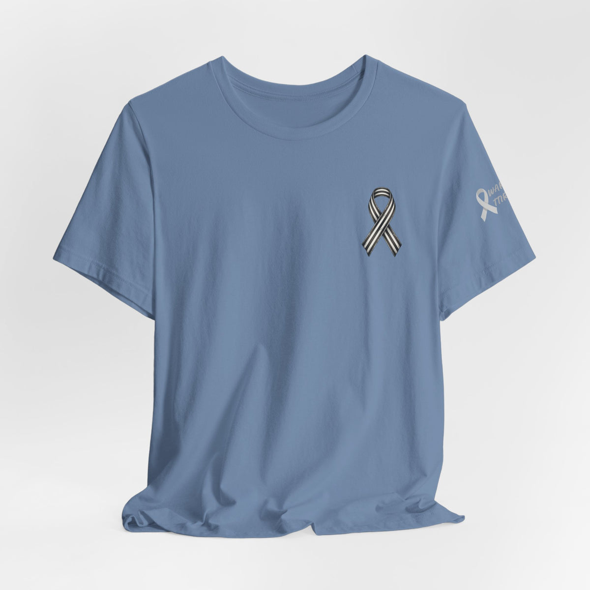 Re-Calibrating Ribbon Tee — Awareness Support Short Sleeve Shirt