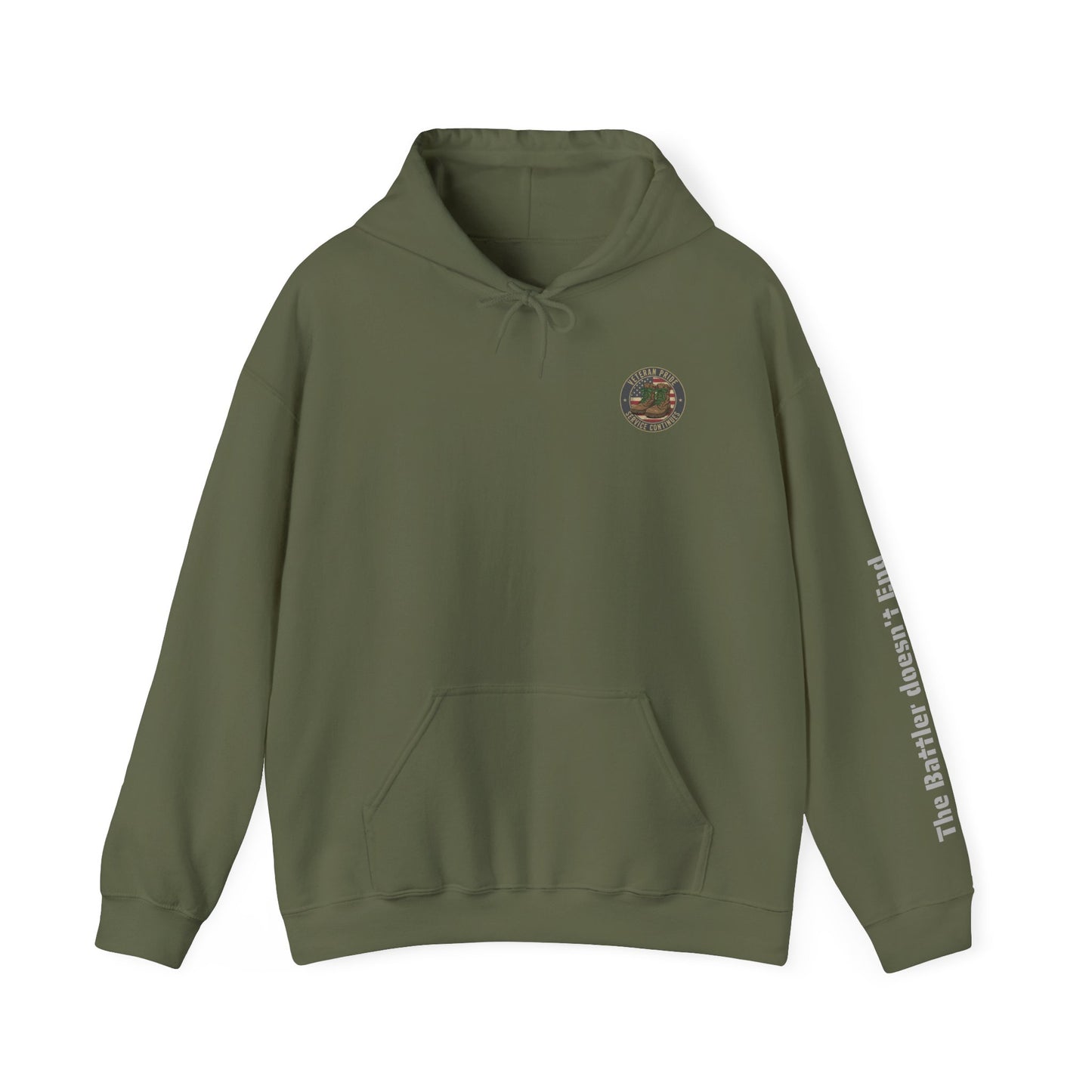 Service Continues. Support Continues Veteran Mental Health Hoodie