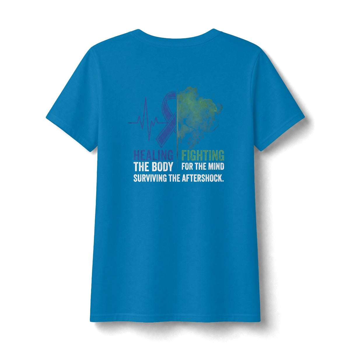 Surviving The Aftershock V Neck | Post-Stroke Depression & Recovery Heavyweight V Neck