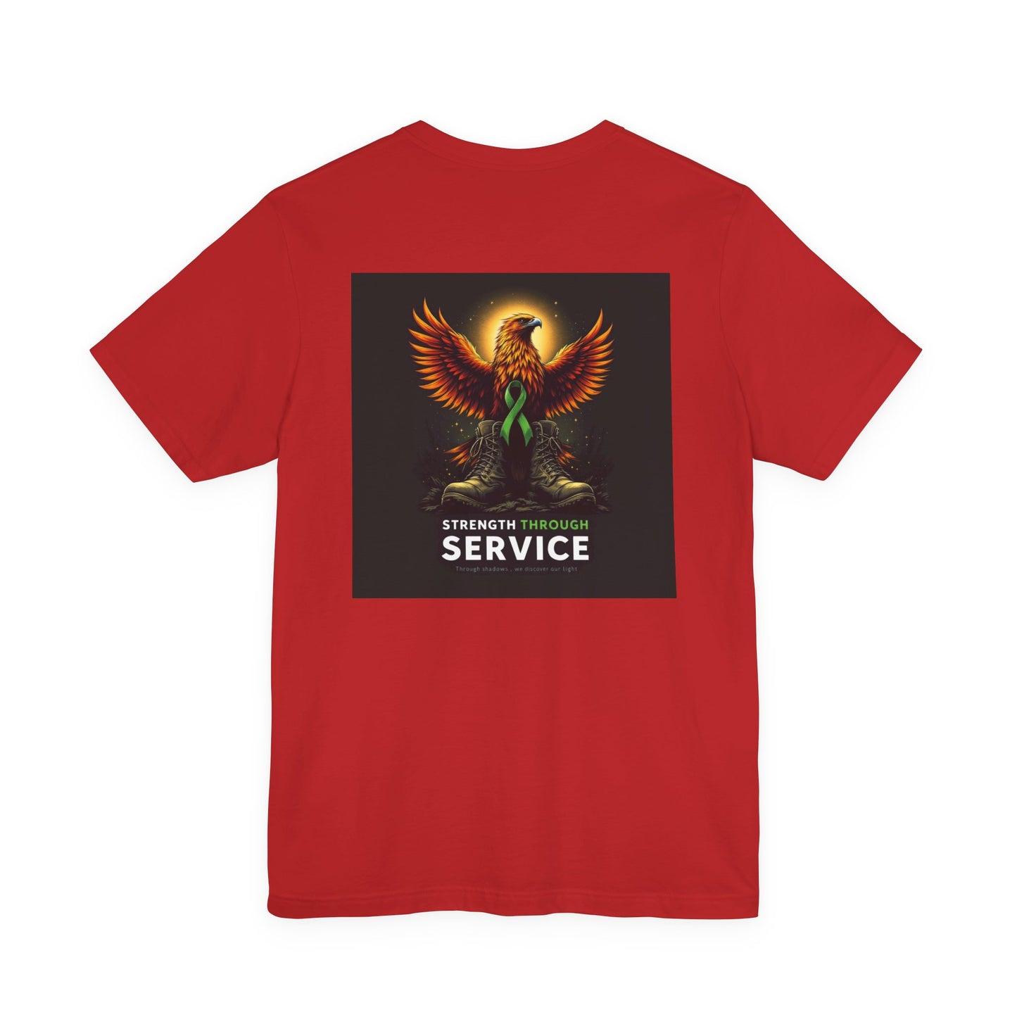 Strength Through Service Veteran Mental Health Tee.