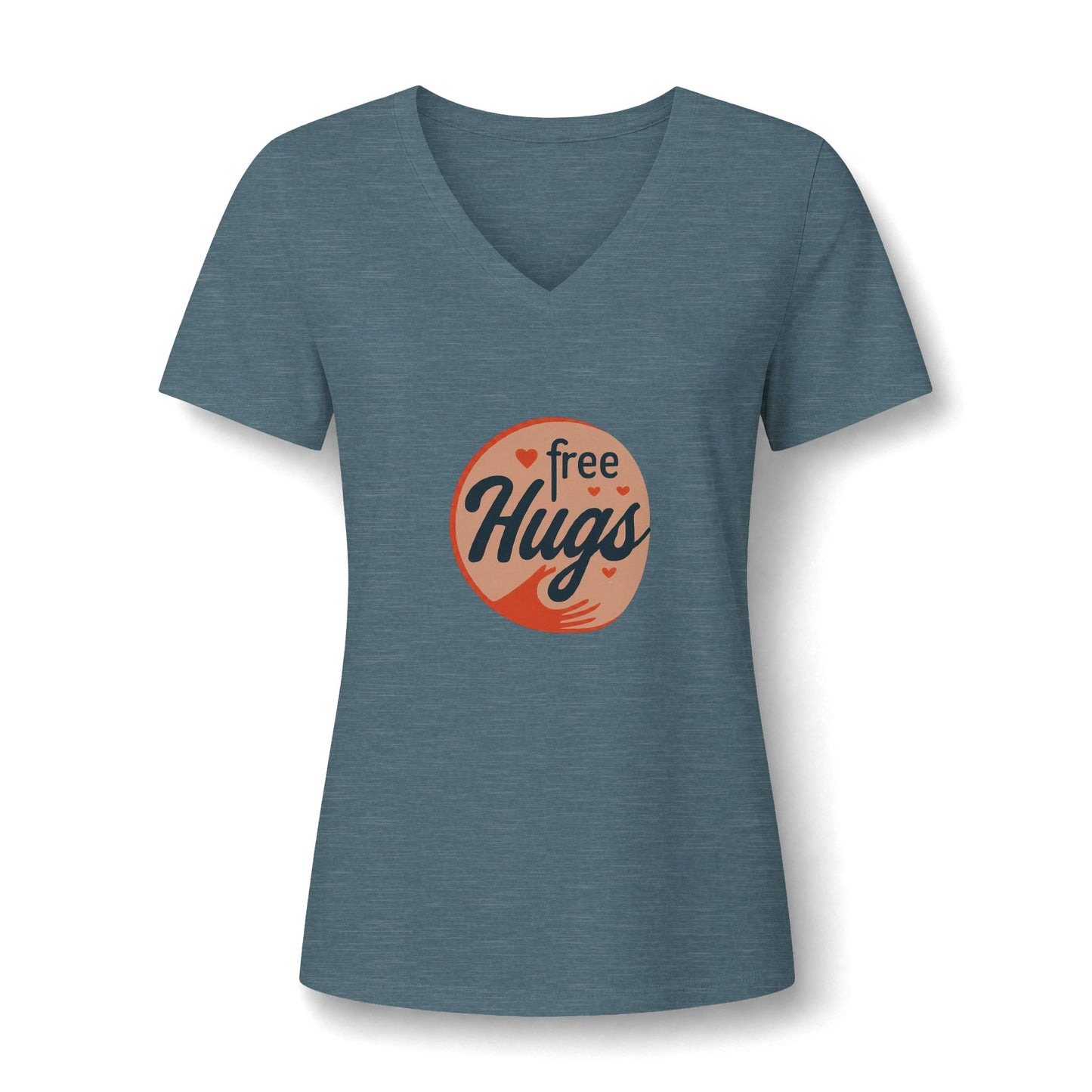 Free Hugs / Mental Health Awareness V Neck / Awareness Attire