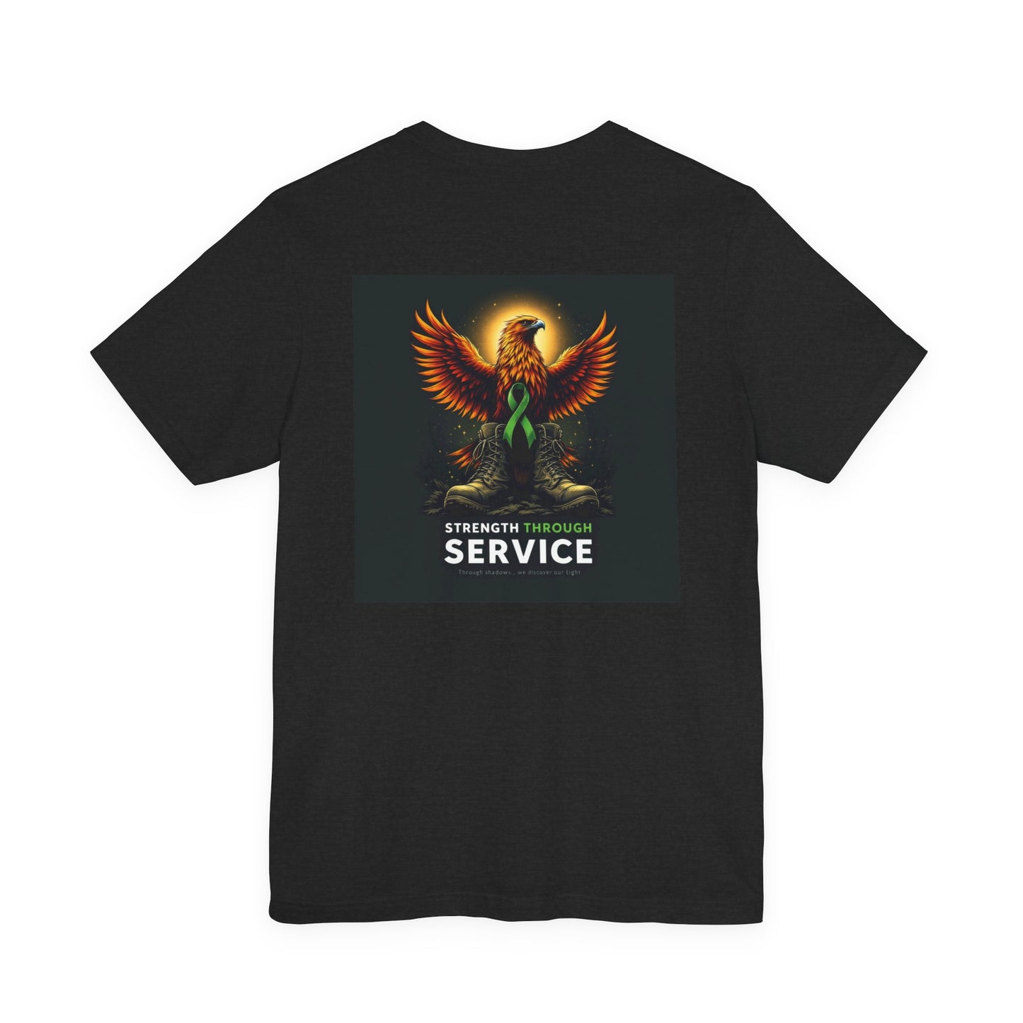 Strength Through Service Veteran Mental Health Tee.