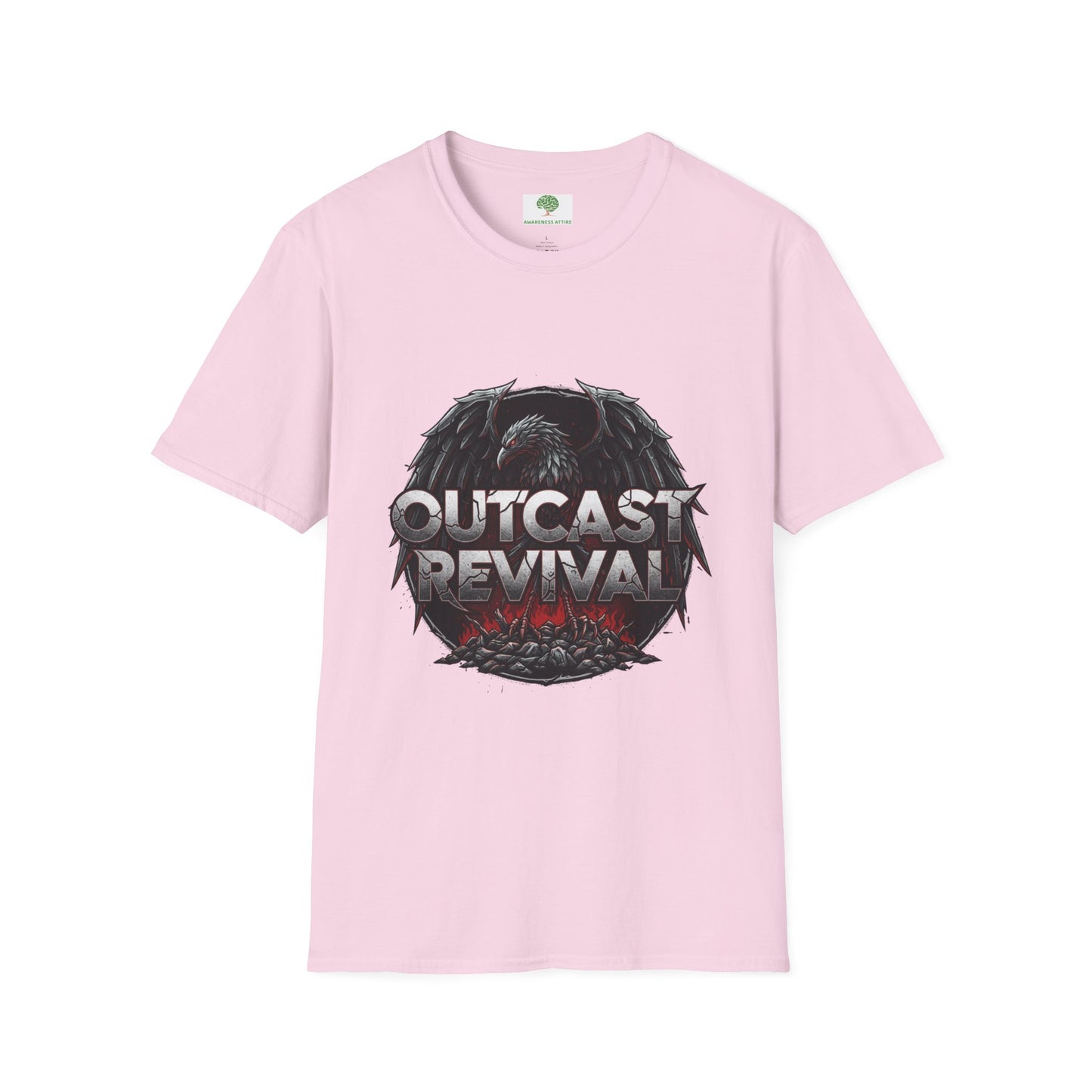Outcast Revival Band Tee — Gothic Rock Concert Shirt