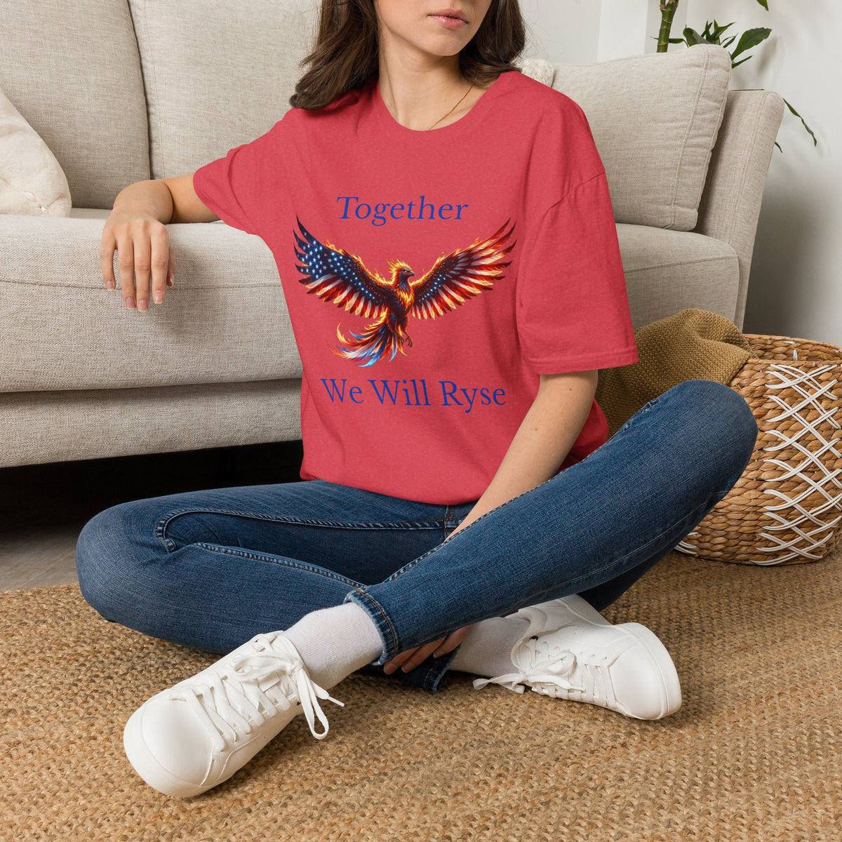 Together We Will Rise Graphic Tee | Phoenix Mascot Shirt